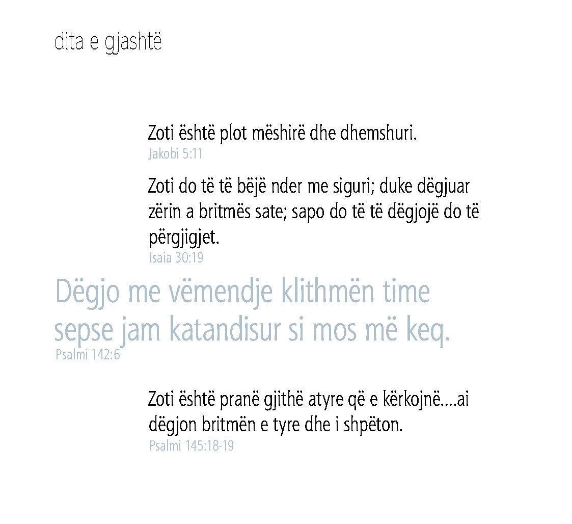 Albanian: Daily Strength