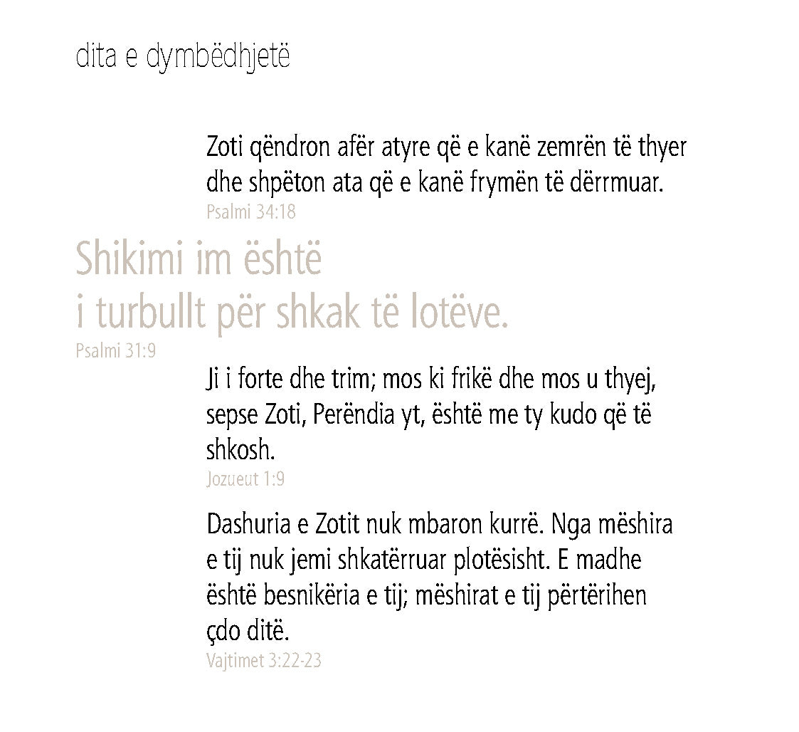 Albanian: Daily Strength