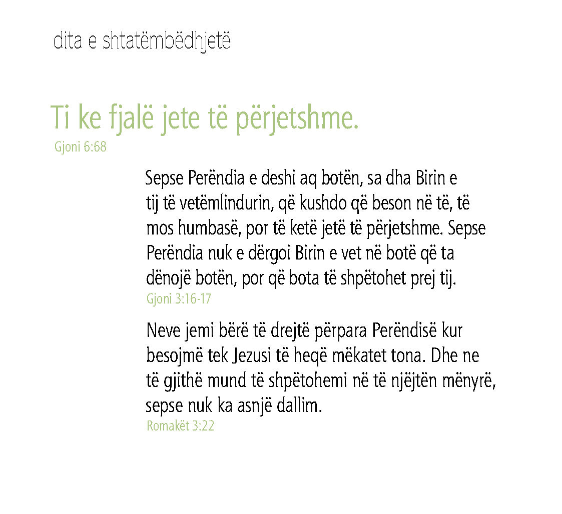 Albanian: Daily Strength