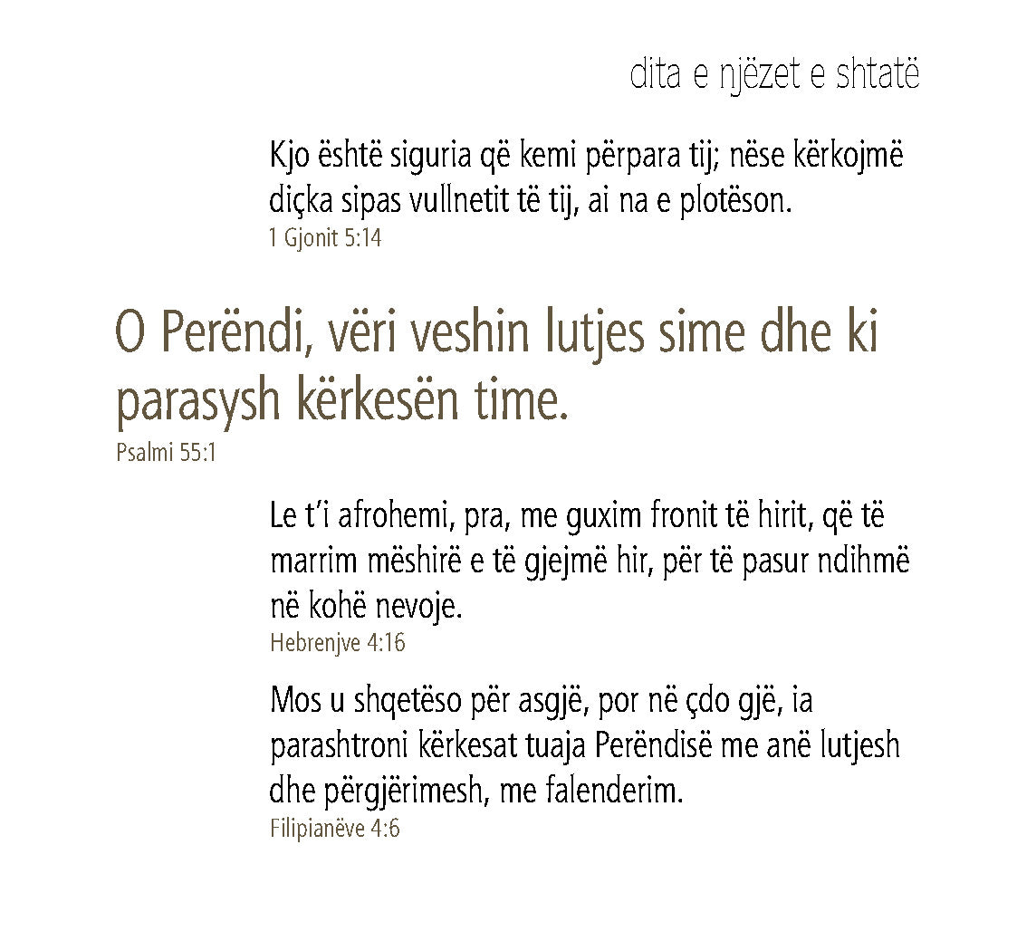 Albanian: Daily Strength