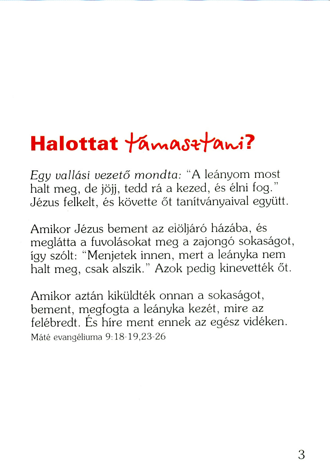 Hungarian: Who Else Could?