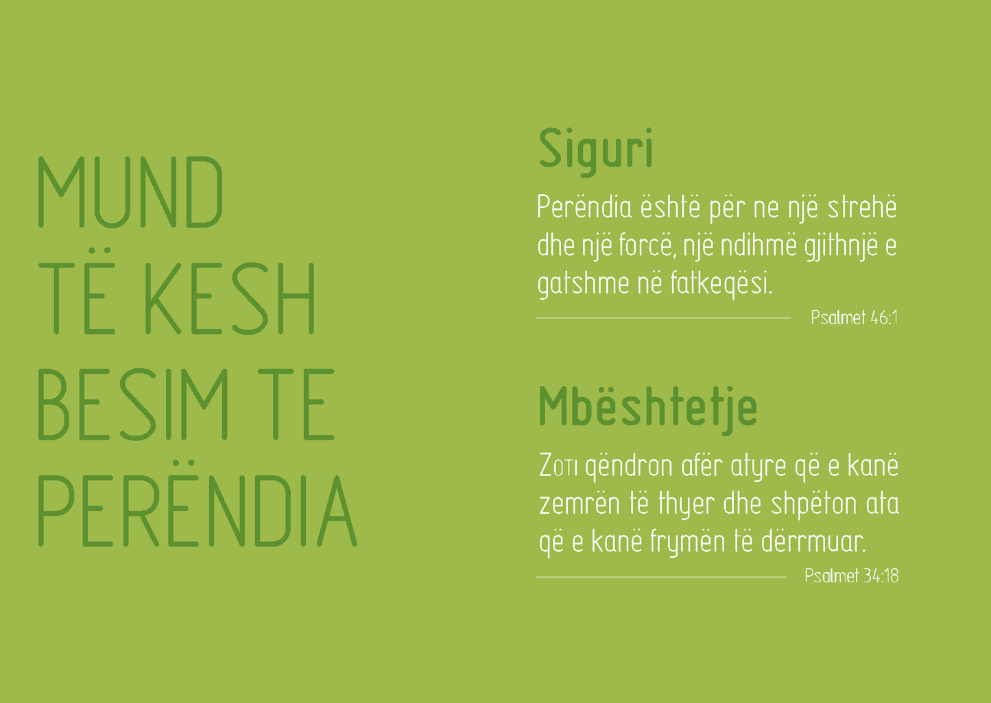 Albanian: Finding Hope