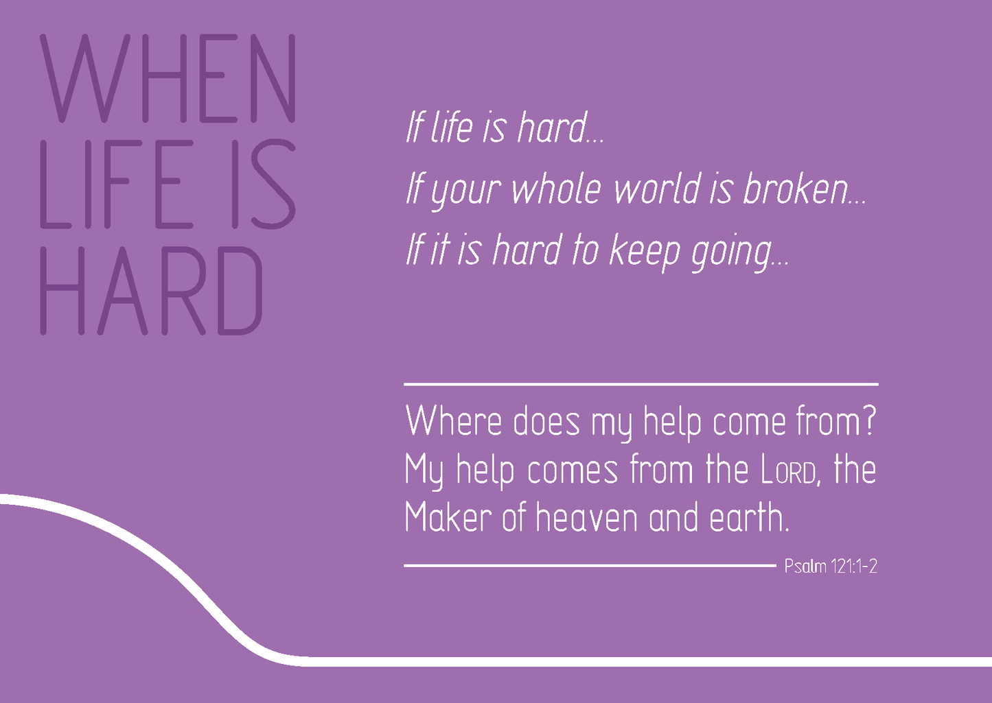 English: Finding Hope