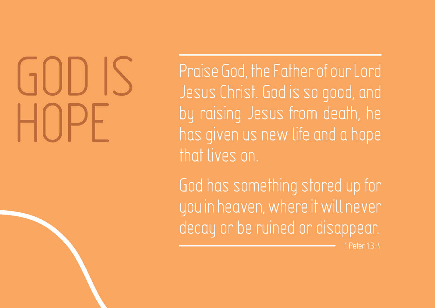 English: Finding Hope