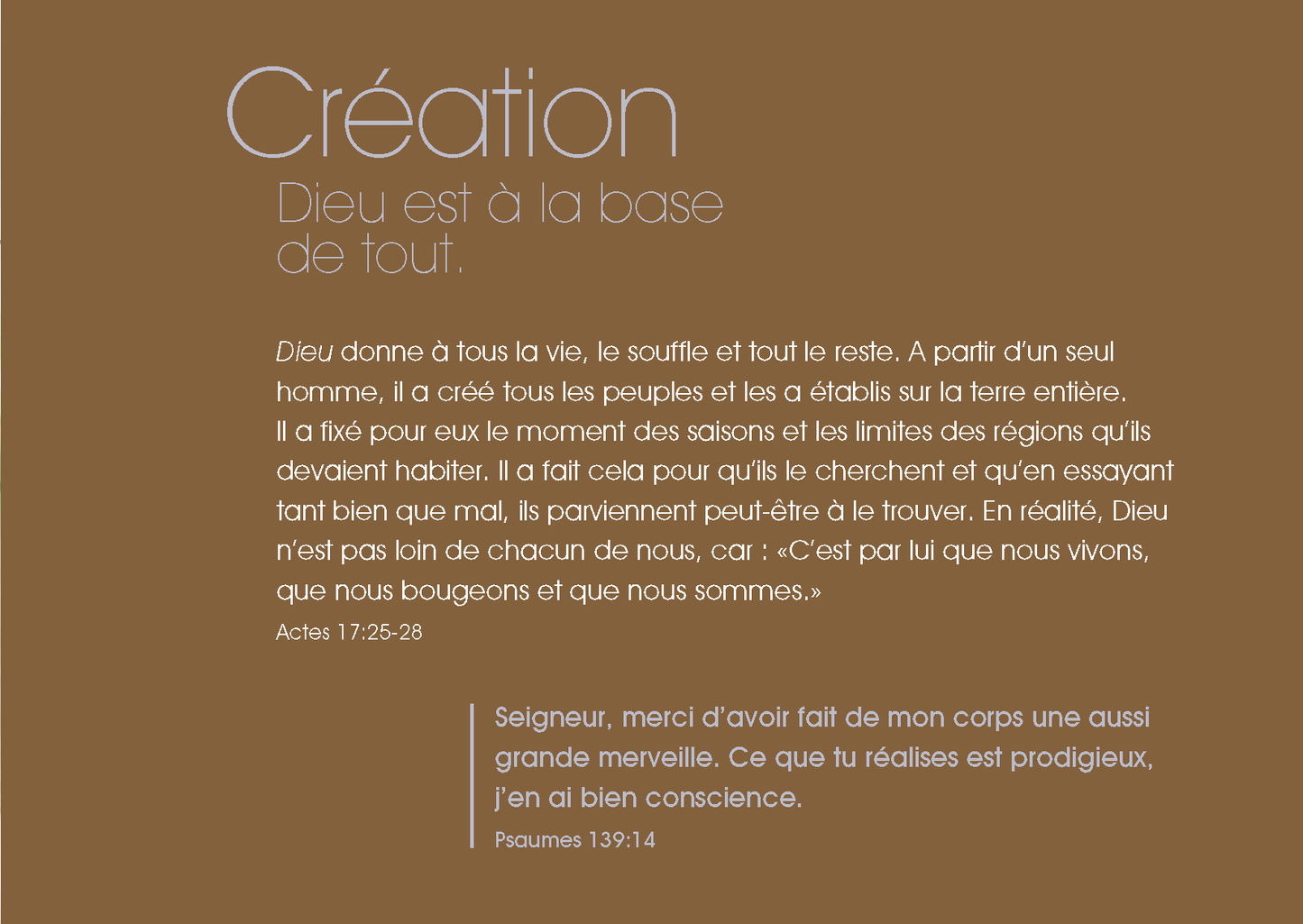 French: The Way to Life