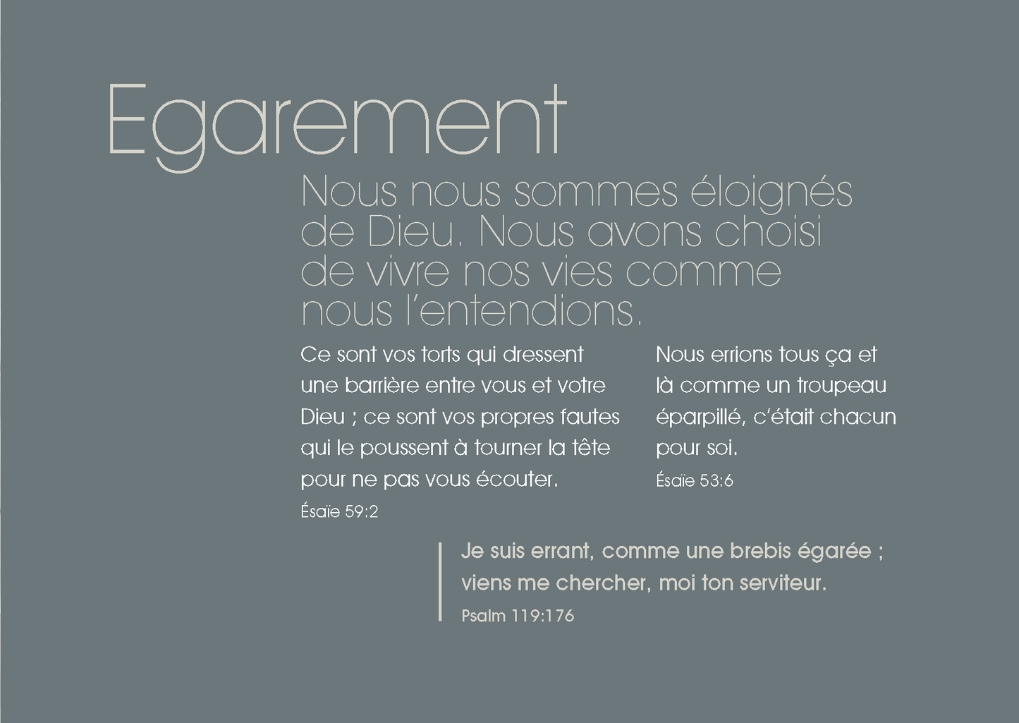 French: The Way to Life