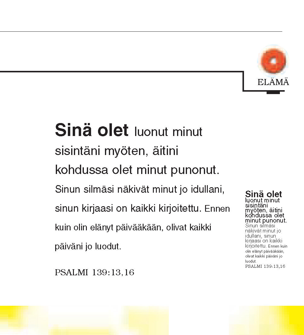 Fiński: The Little Book of Life