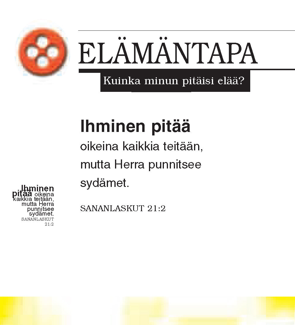 Fiński: The Little Book of Life