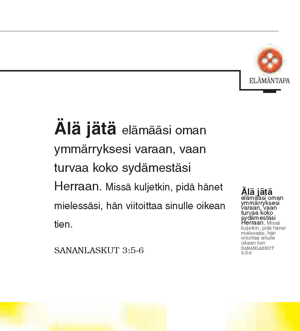 Fiński: The Little Book of Life