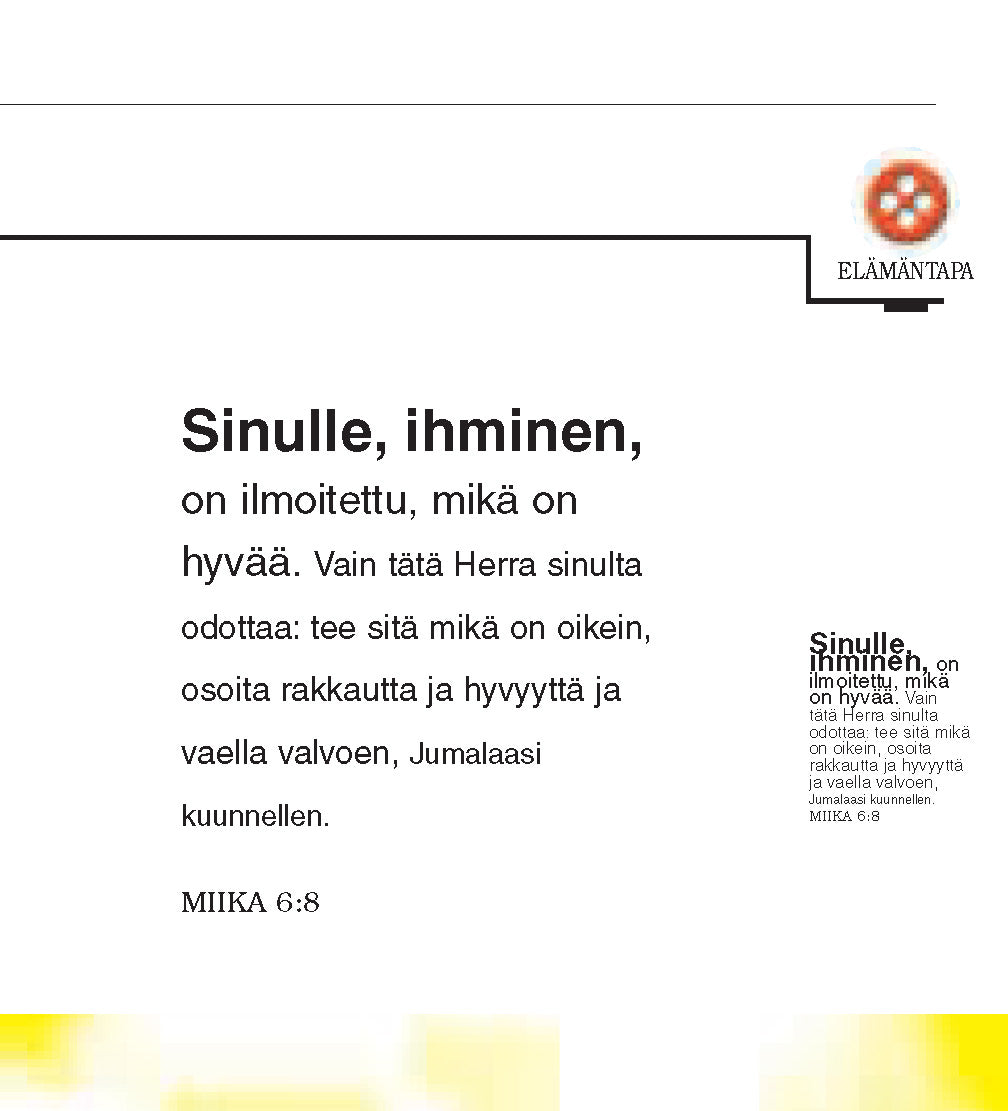 Fiński: The Little Book of Life