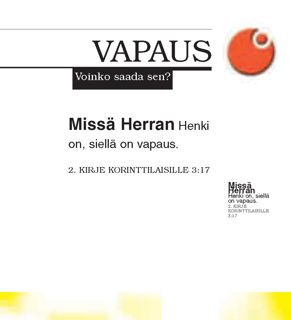 Fiński: The Little Book of Life