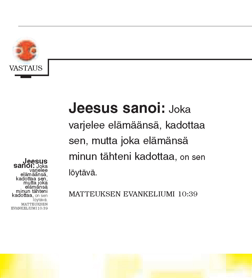 Fiński: The Little Book of Life