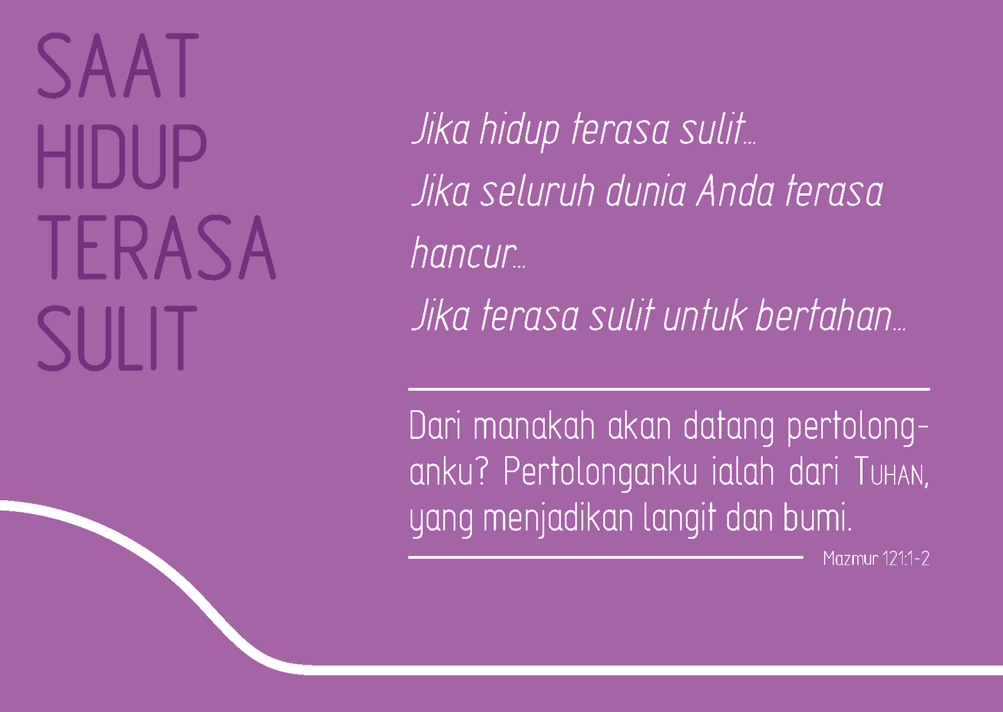 Indonesian: Finding Hope