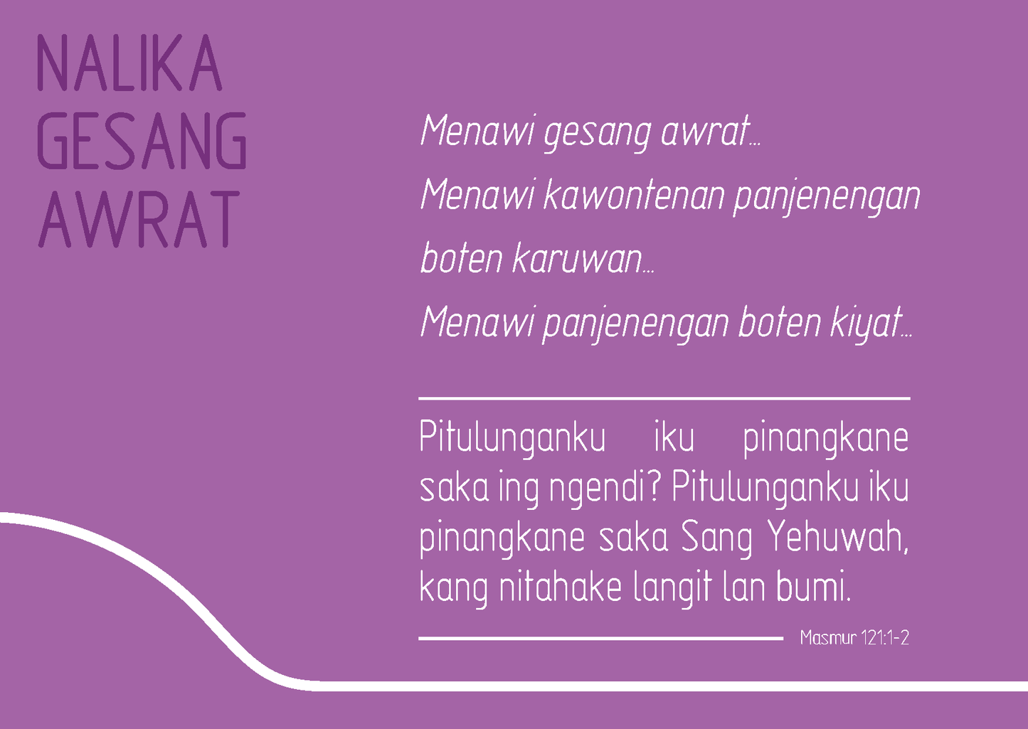 Javanese: Finding Hope