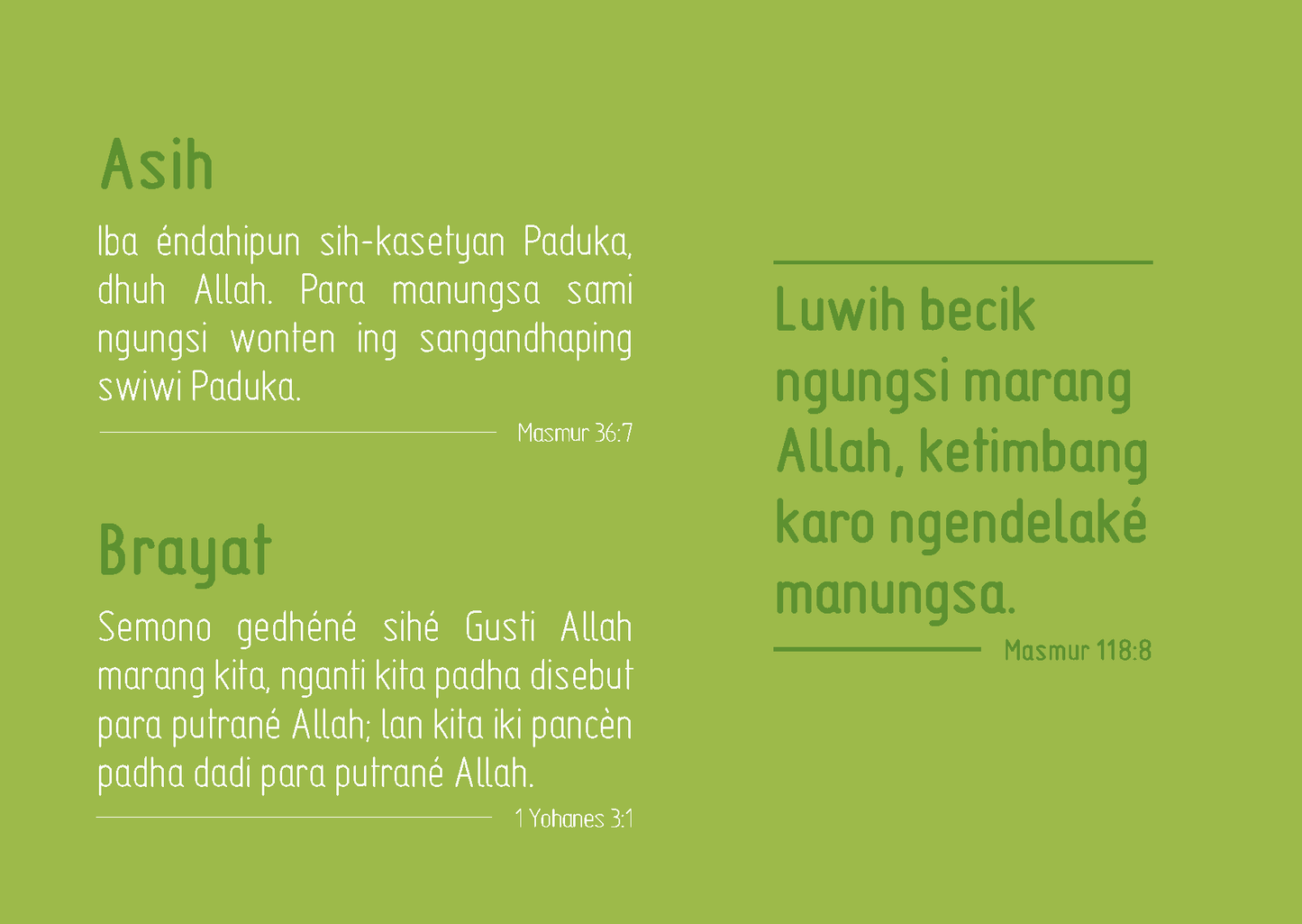 Javanese: Finding Hope