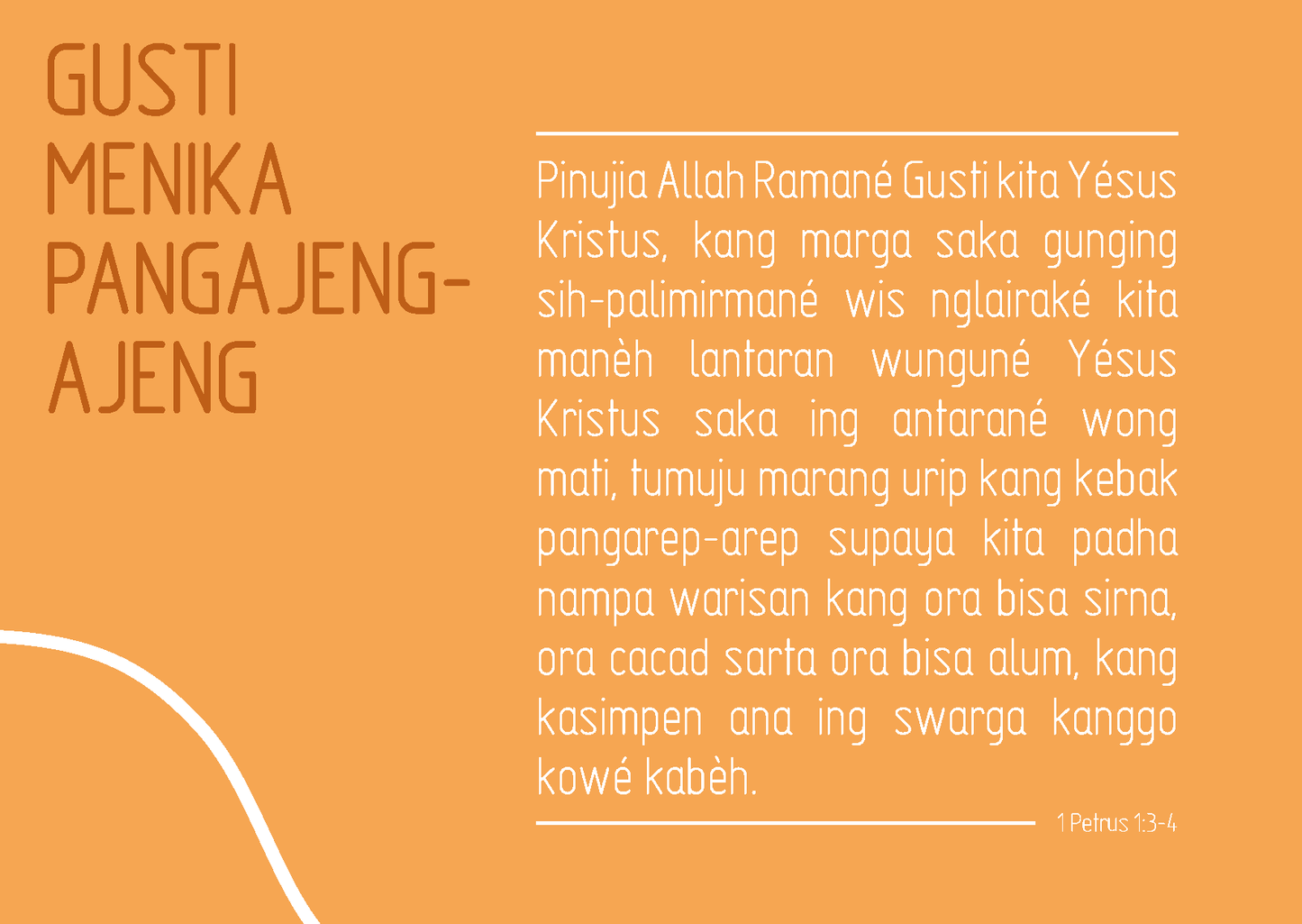 Javanese: Finding Hope