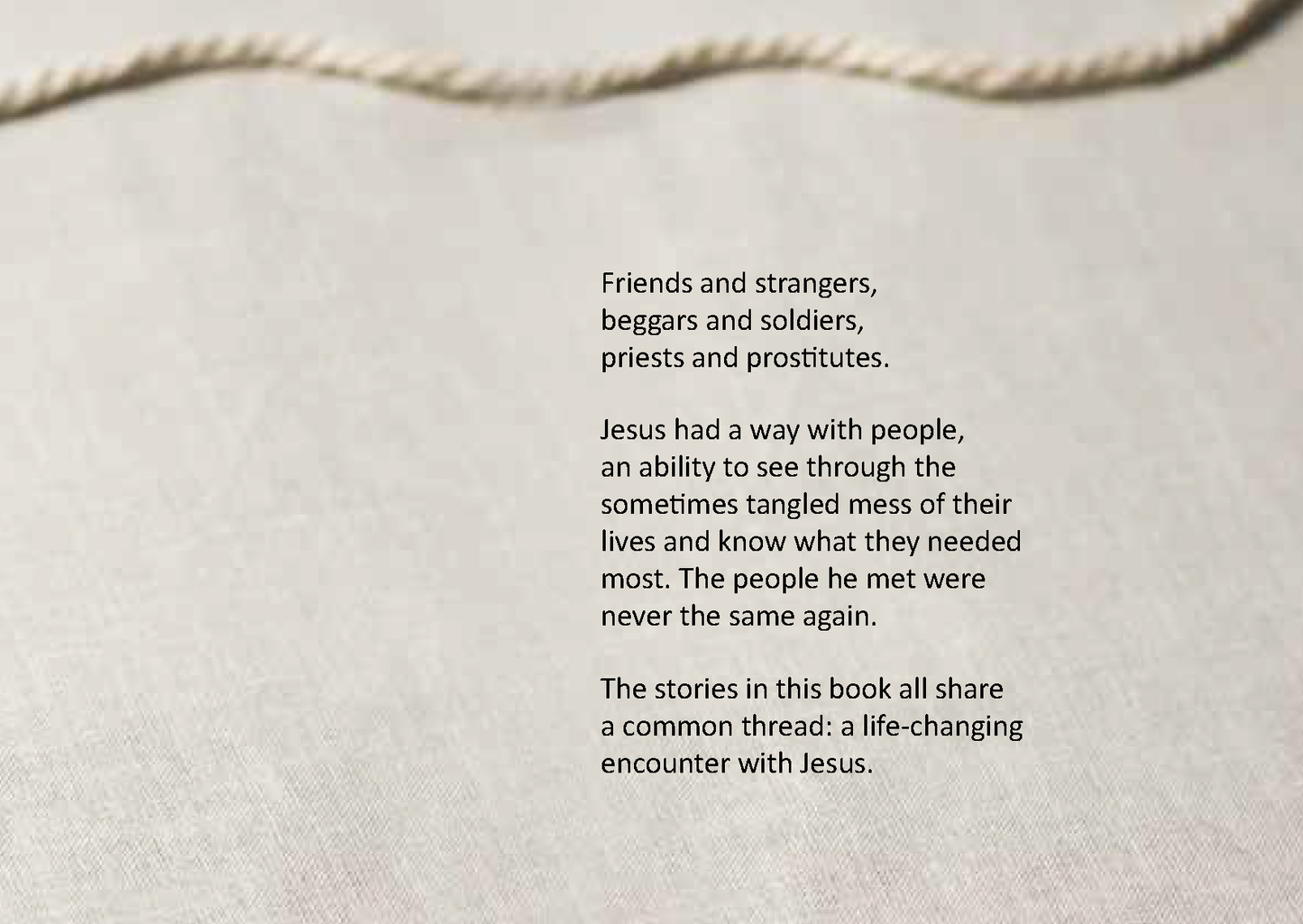 English: Encounters with Jesus