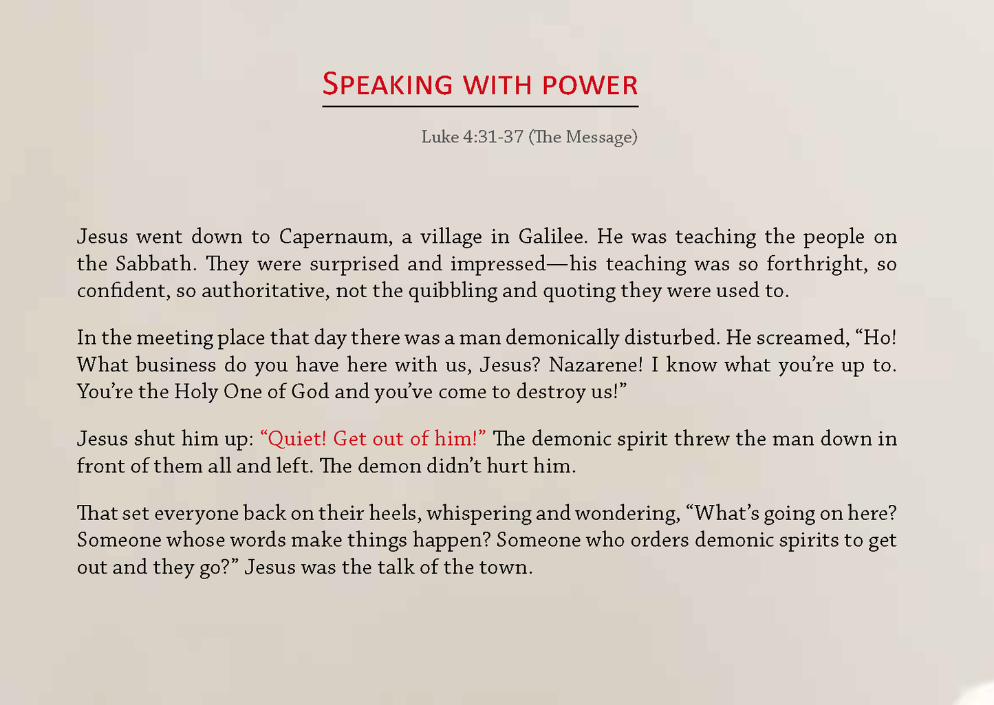 English: Encounters with Jesus