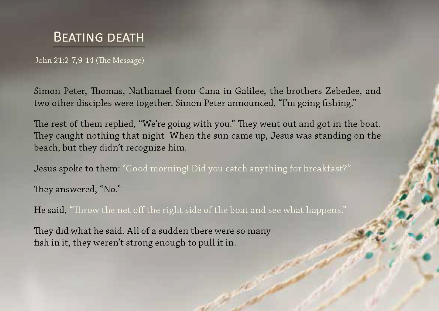 English: Encounters with Jesus