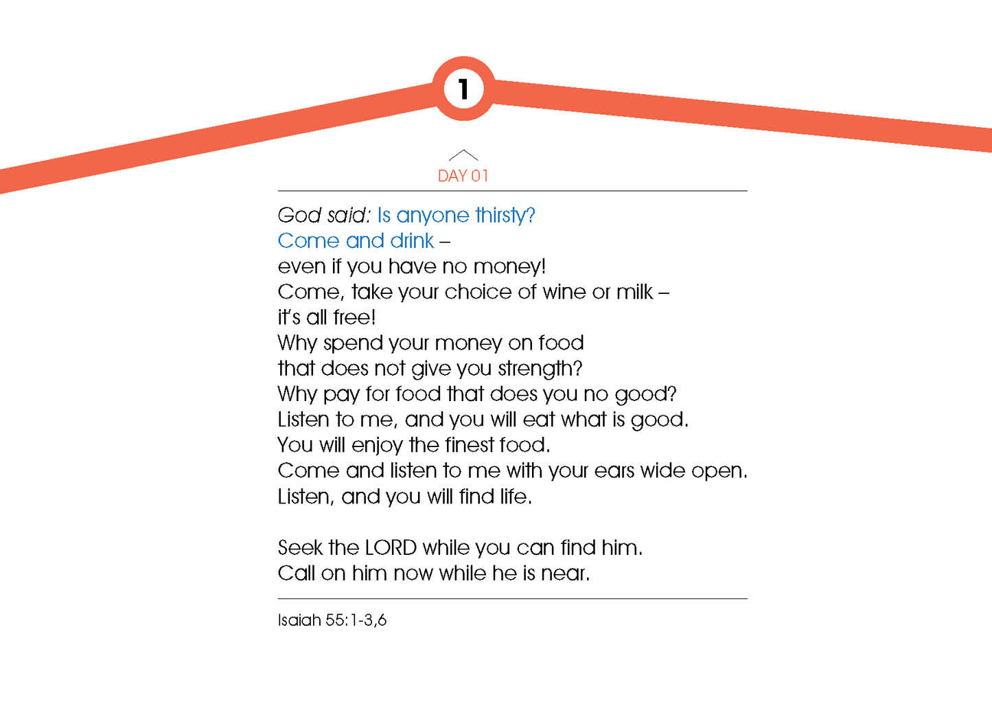 English: Words for the Journey