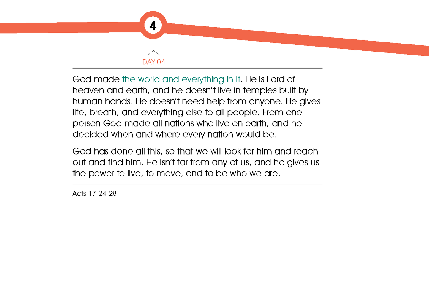 English: Words for the Journey