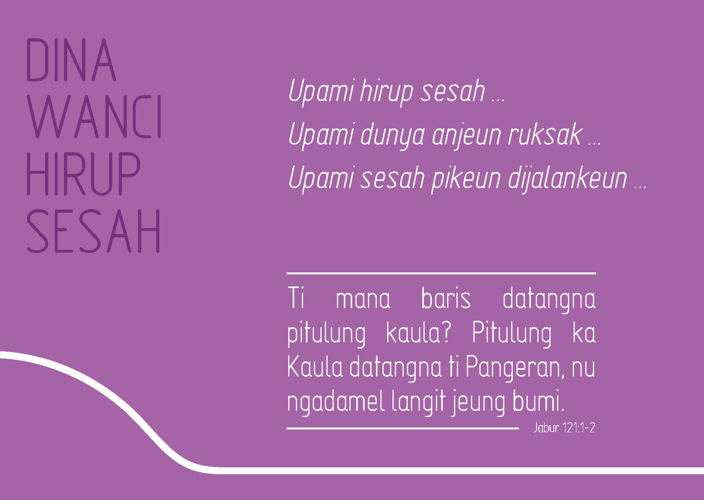 Sundanese: Finding Hope