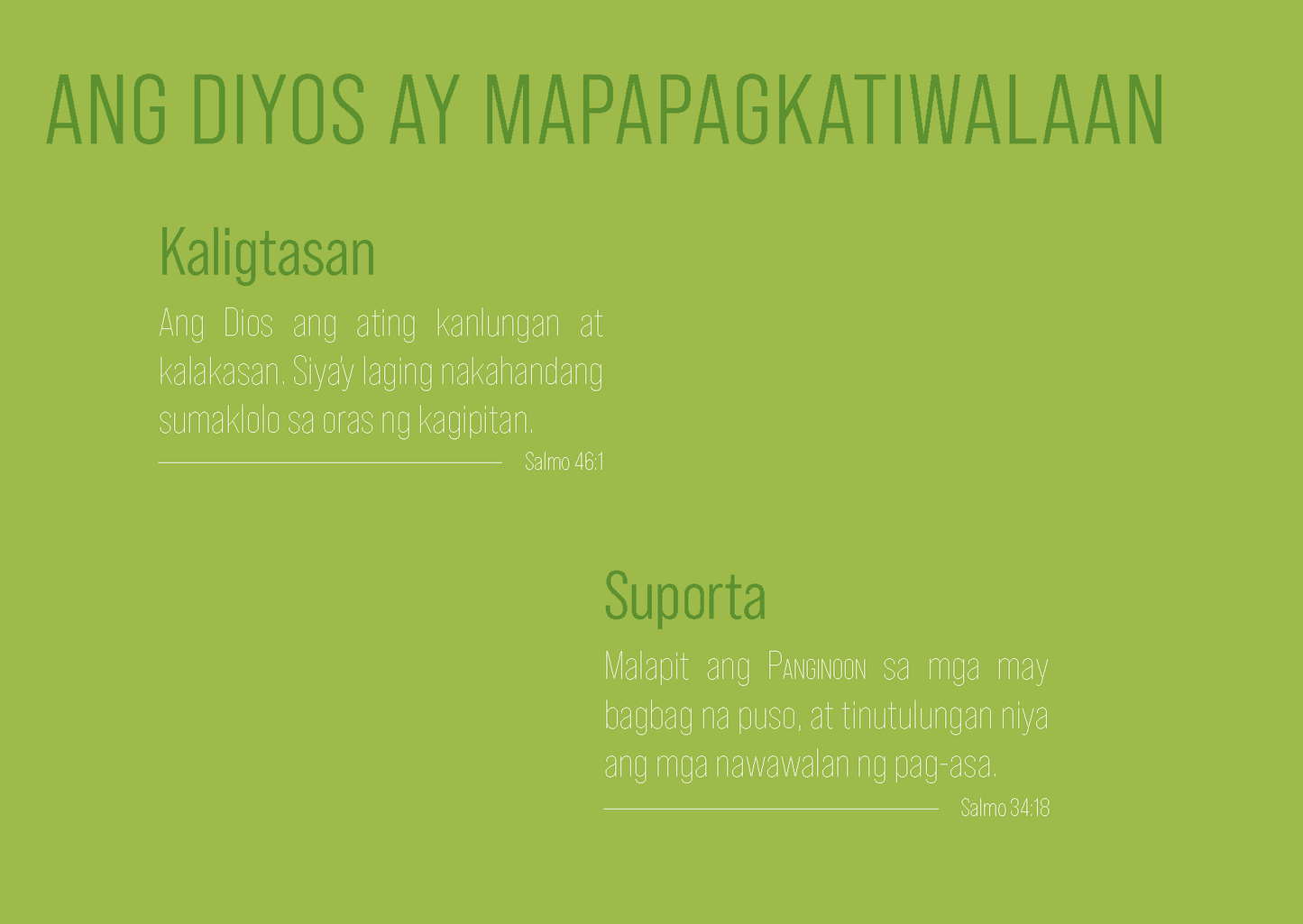 Tagalog: Finding Hope