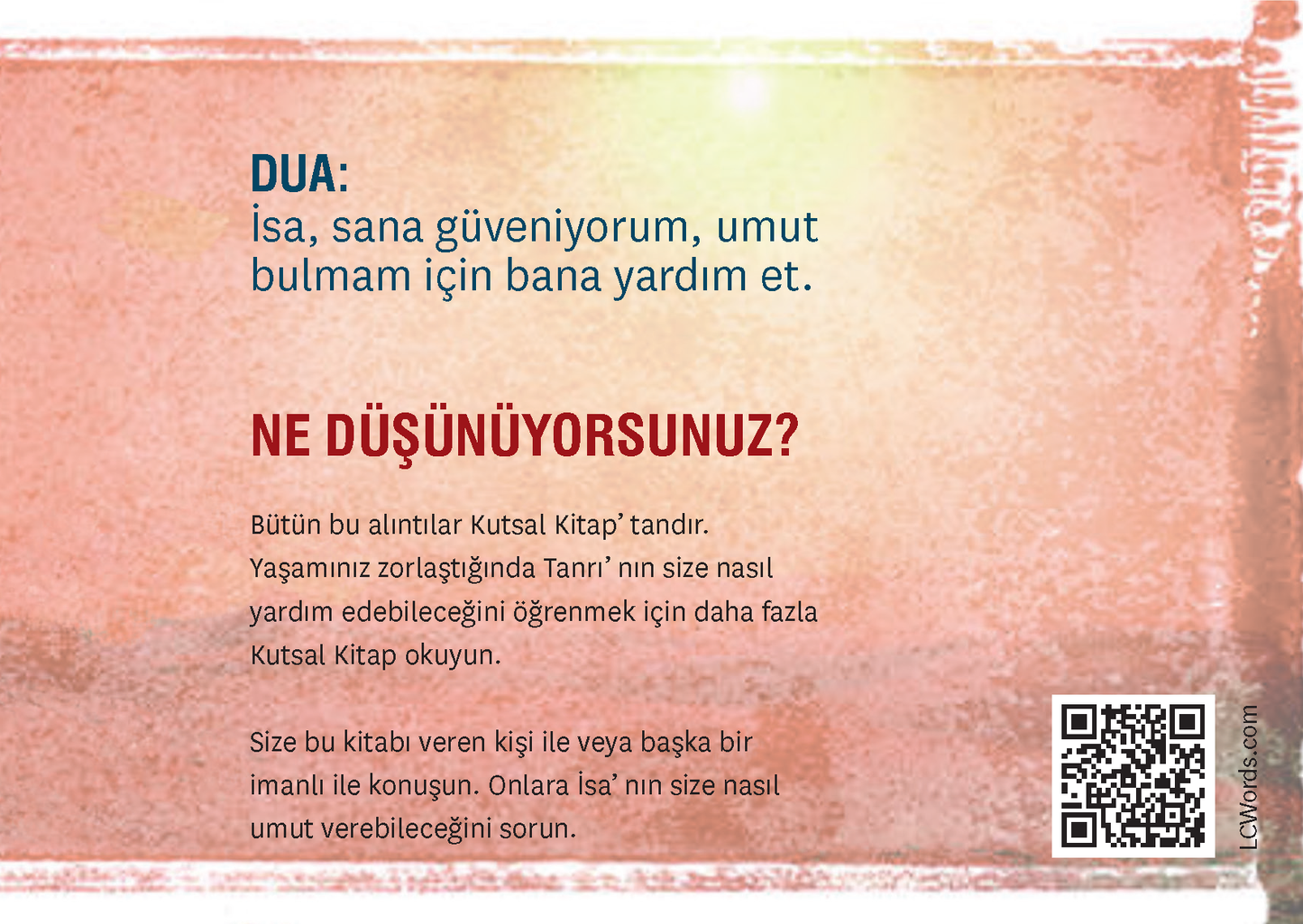 Turkish: Finding Hope